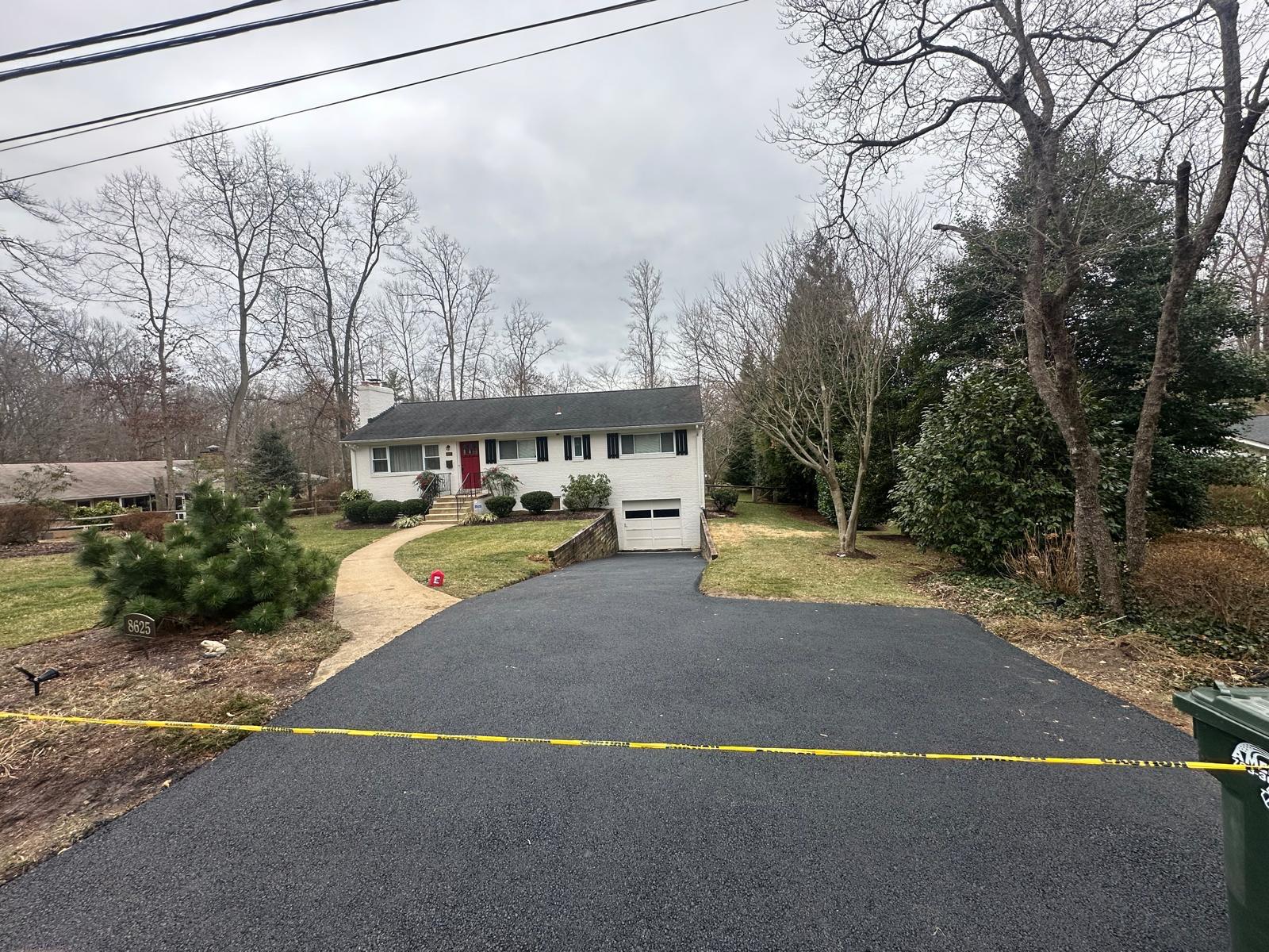 Finished Asphalt Driveway
