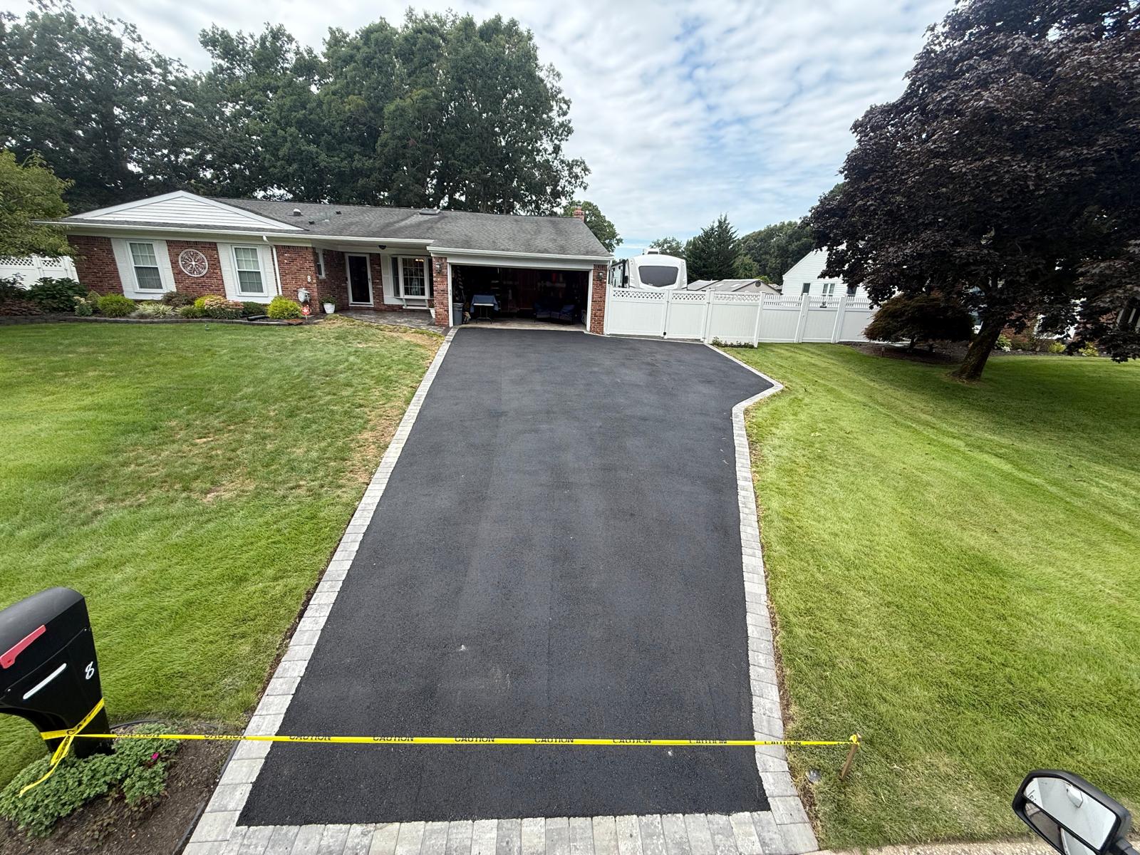 Brand-New Asphalt Driveway