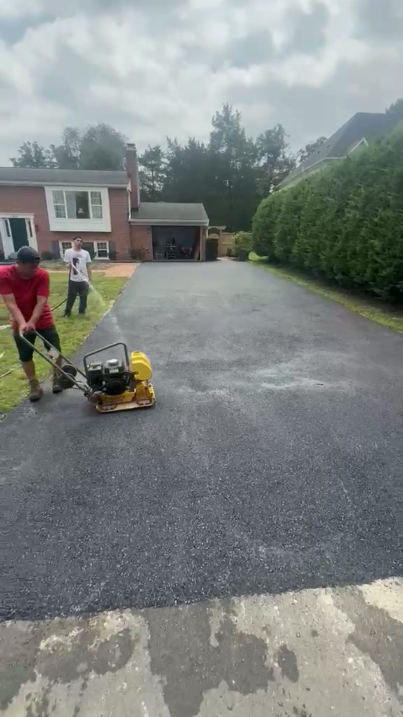 Freshly Paved Driveway